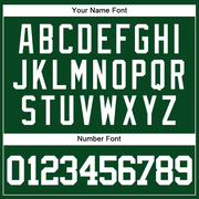 Custom Green White Authentic Baseball Jersey