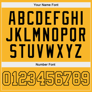 Custom Gold Gold-Black Authentic Baseball Jersey