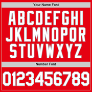 Custom Fire Red White-Gray Authentic Baseball Jersey