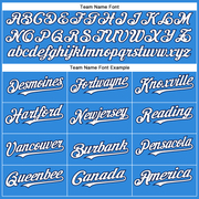 Custom Electric Blue White-Navy Authentic Baseball Jersey