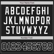 Custom Black Black-White Authentic Baseball Jersey