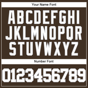 Custom Brown White-Gray Authentic Baseball Jersey