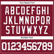 Custom Crimson White Authentic Baseball Jersey