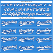 Custom Electric Blue White-Royal Authentic Baseball Jersey