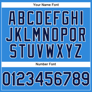 Custom Electric Blue Navy-White Authentic Baseball Jersey