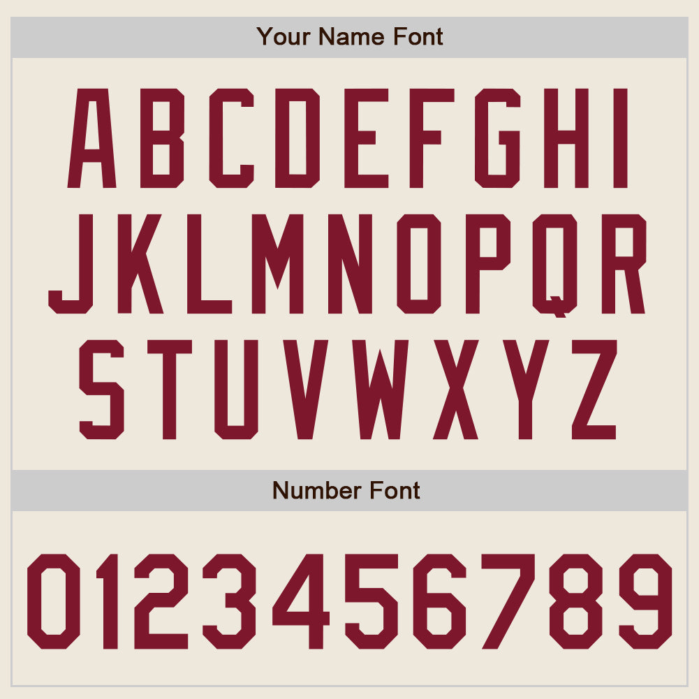 Custom Cream Crimson Authentic Baseball Jersey