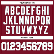 Custom Crimson White-Gray Authentic Baseball Jersey