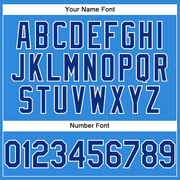 Custom Electric Blue Royal-White Authentic Baseball Jersey