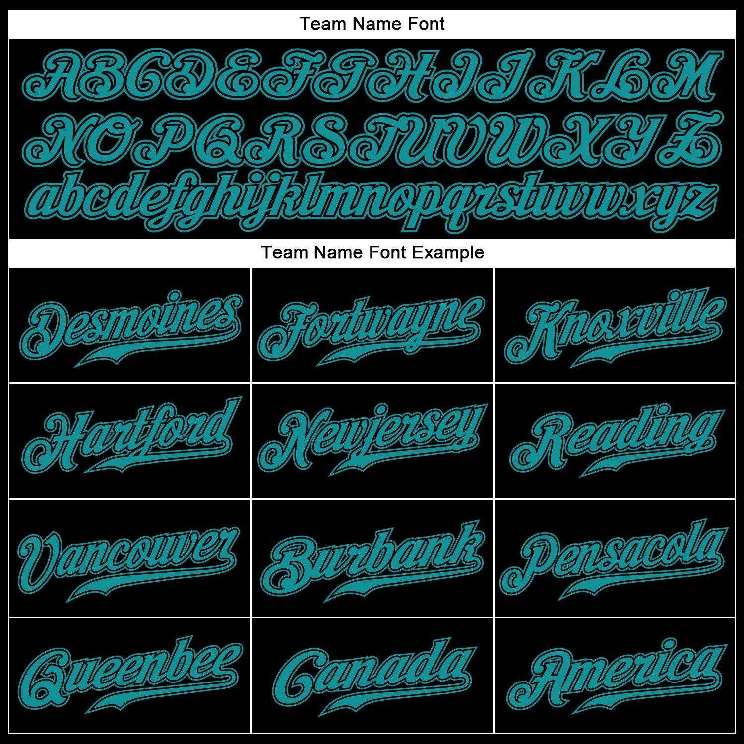 Custom Black Teal Authentic Baseball Jersey