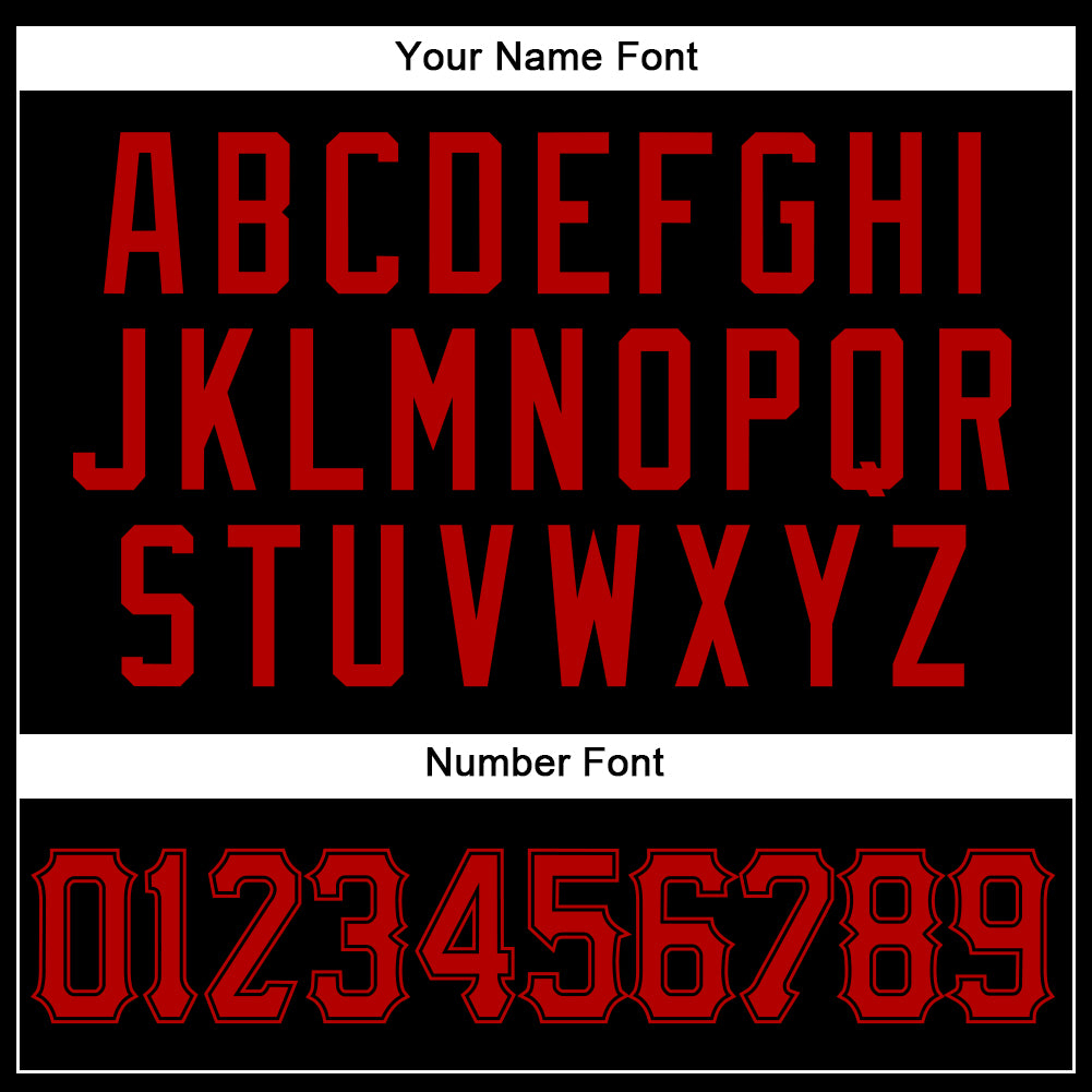 Custom Black Red Authentic Baseball Jersey