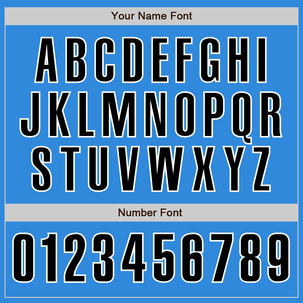 Custom Electric Blue Black-White Authentic Baseball Jersey