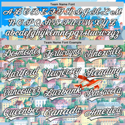 Custom Electric Blue White-Black 3D Syntetyc Red Bird And City Authentic Baseball Jersey