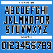 Custom Electric Blue Black-White Authentic Baseball Jersey