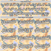 Custom Brown White-Black 3D Hawaii Tropical Palm Leaves Authentic Baseball Jersey