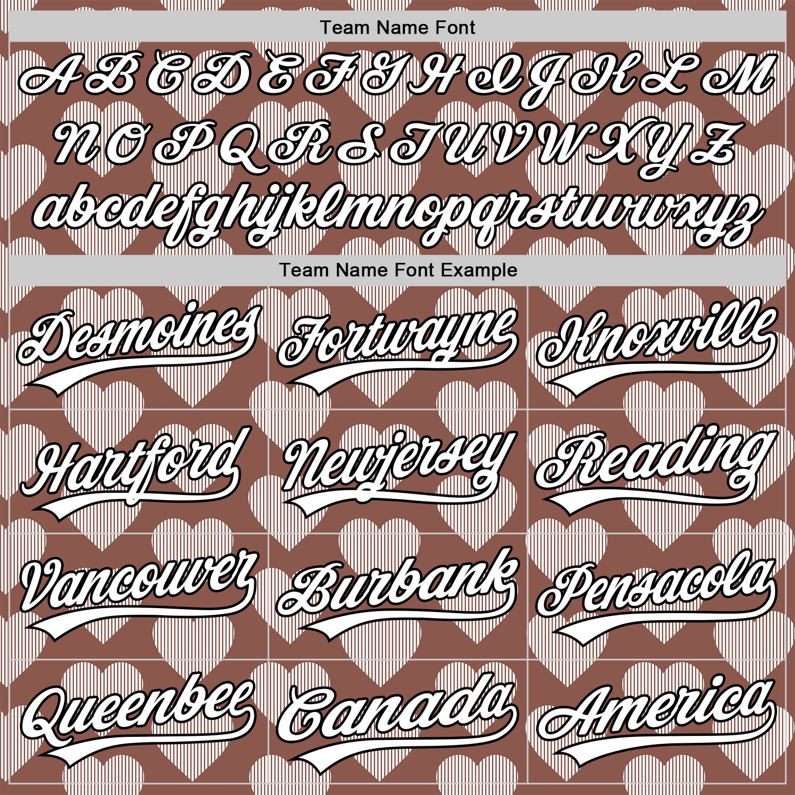 Custom Brown White-Black 3D Love Heart Valentine's Day Authentic Baseball Jersey