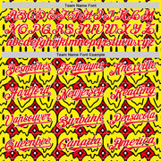 Custom Fire Red White 3D Pattern Design Funny Cartoon Emoji Smile Face Authentic Baseball Jersey