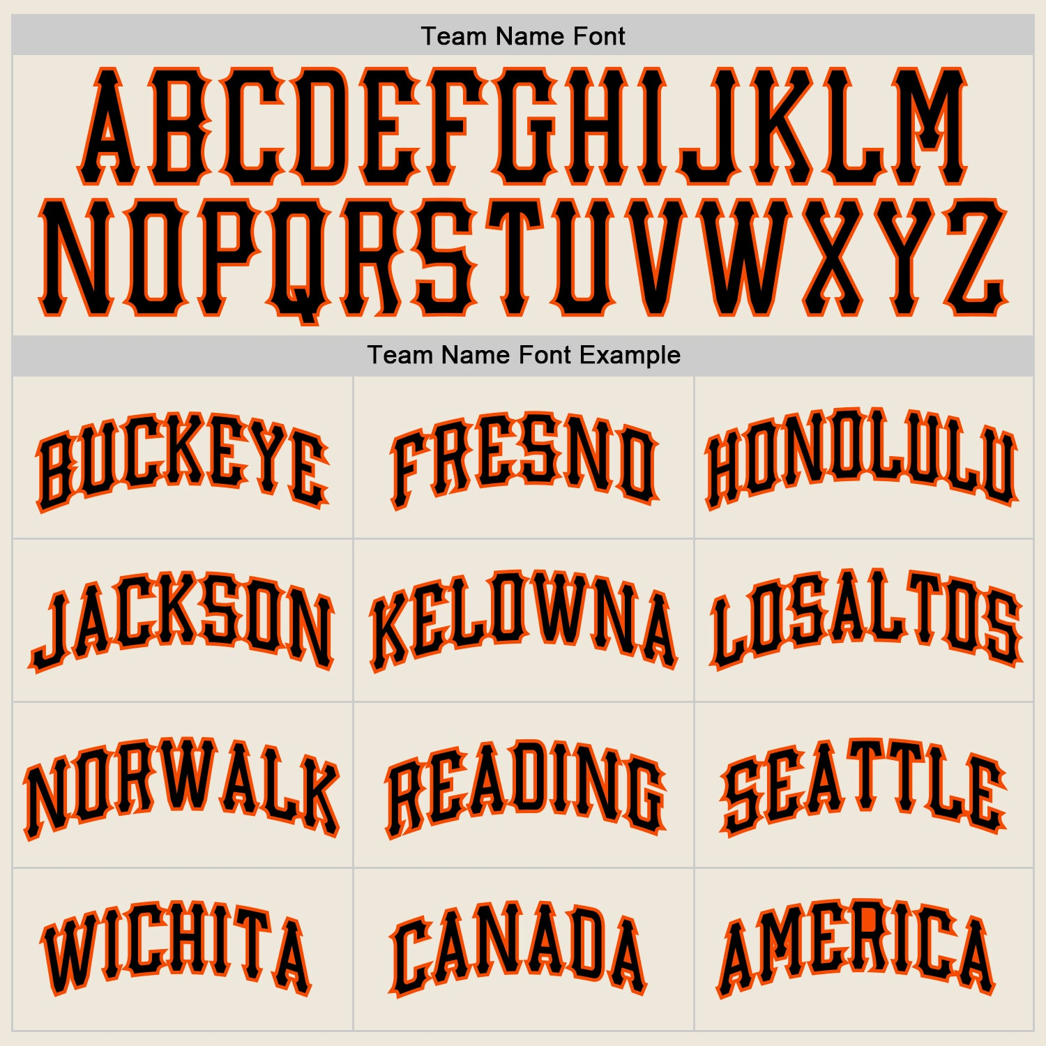 Custom Cream Black-Orange Authentic Baseball Jersey