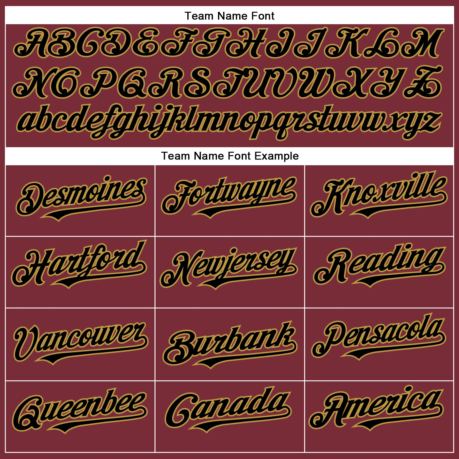 Custom Burgundy Black-Old Gold Authentic Baseball Jersey