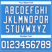 Custom Electric Blue White-Navy Authentic Baseball Jersey