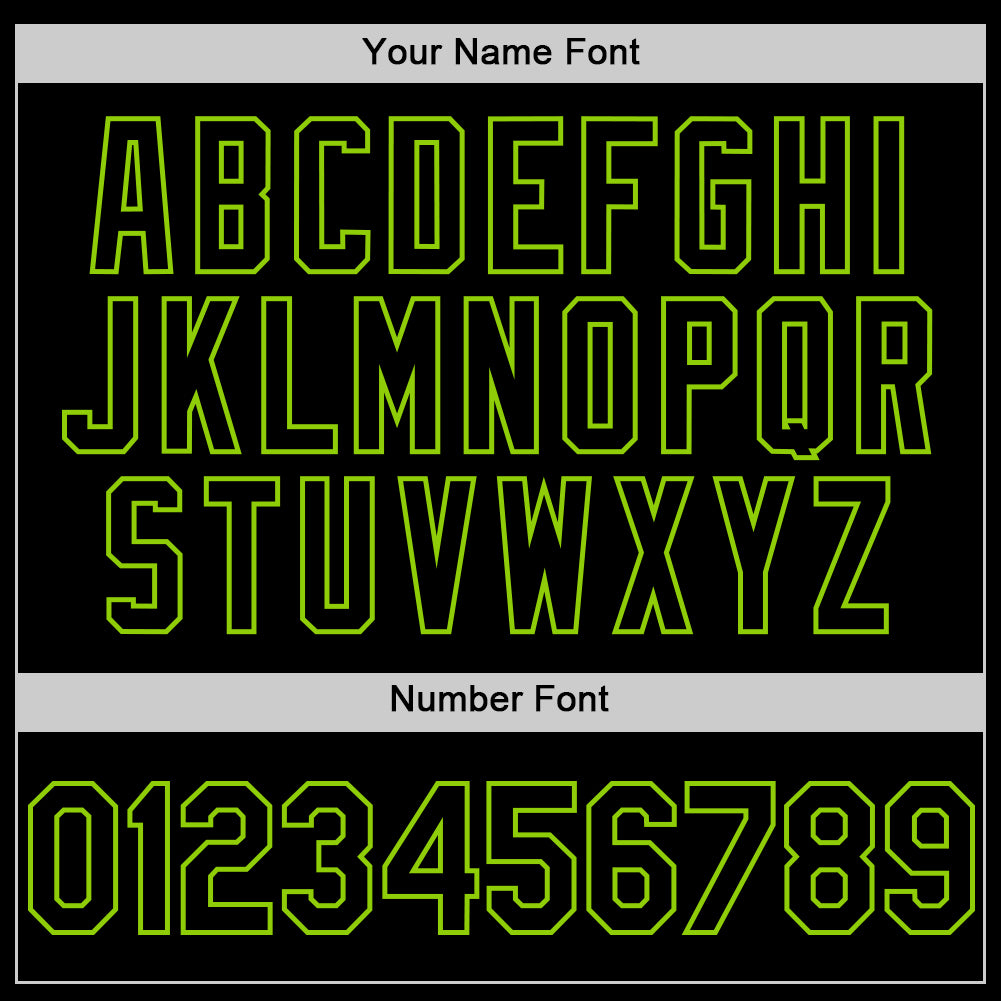 Custom Black Neon Green 3D Skull Fashion Authentic Baseball Jersey