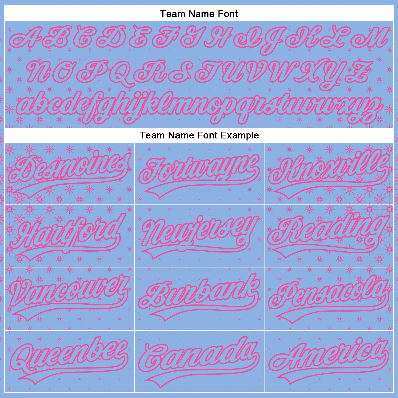 Custom Light Blue Pink 3D Pattern Design Geometric Stars Authentic Baseball Jersey