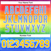 Custom Rainbow For Pride Month Love Is Love LGBT Authentic Baseball Jersey