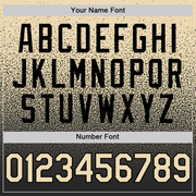 Custom Cream Black Authentic Fade Fashion Baseball Jersey