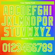 Custom Rainbow For Pride Month Love Is Love LGBT 3D Authentic Baseball Jersey