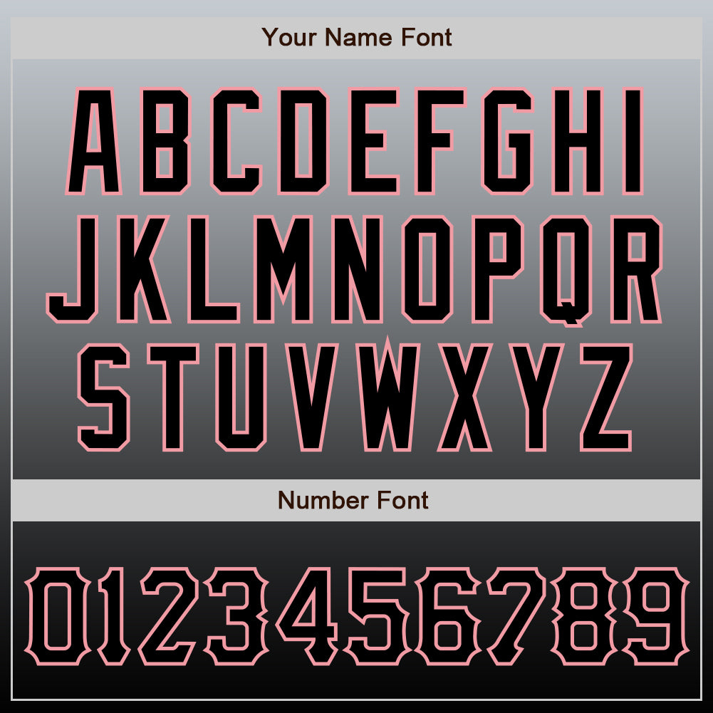 Custom Gray Black-Medium Pink Authentic Fade Fashion Baseball Jersey