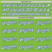 Custom Neon Green White-Royal Authentic Fade Fashion Baseball Jersey