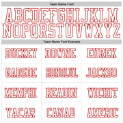 Custom White White-Red 3D Wolf Authentic Baseball Jersey