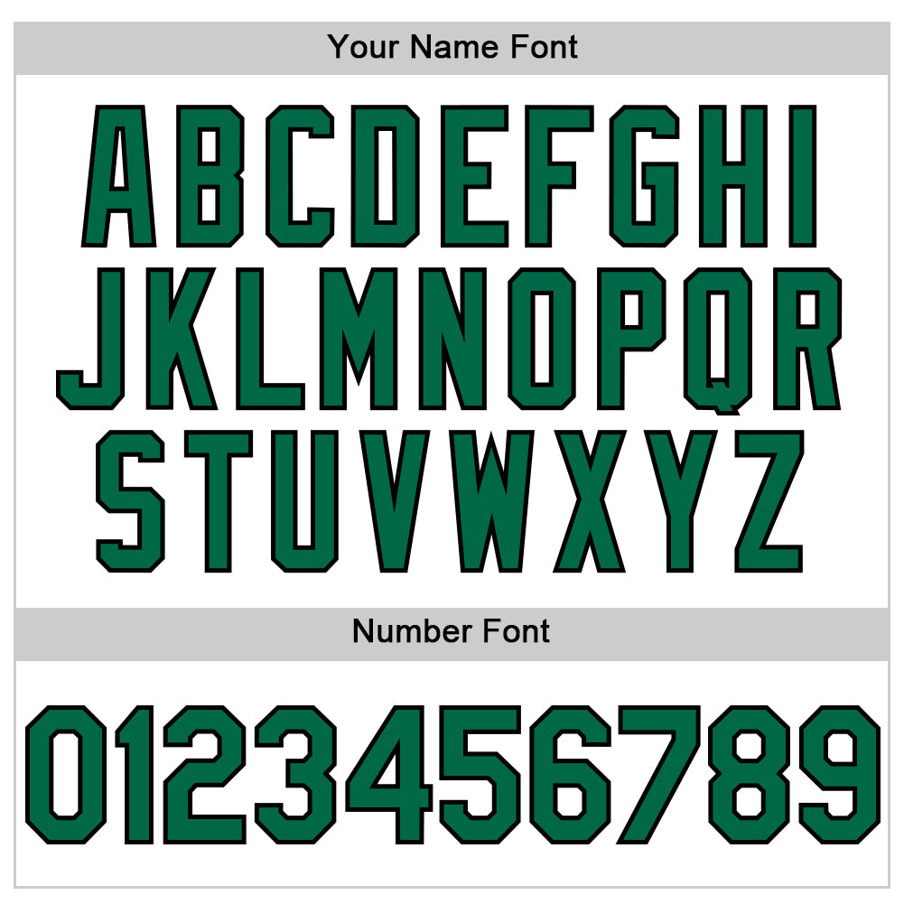 Custom White Kelly Green-Black 3D Pattern Design Gradient Style Twinkle Star Authentic Baseball Jersey