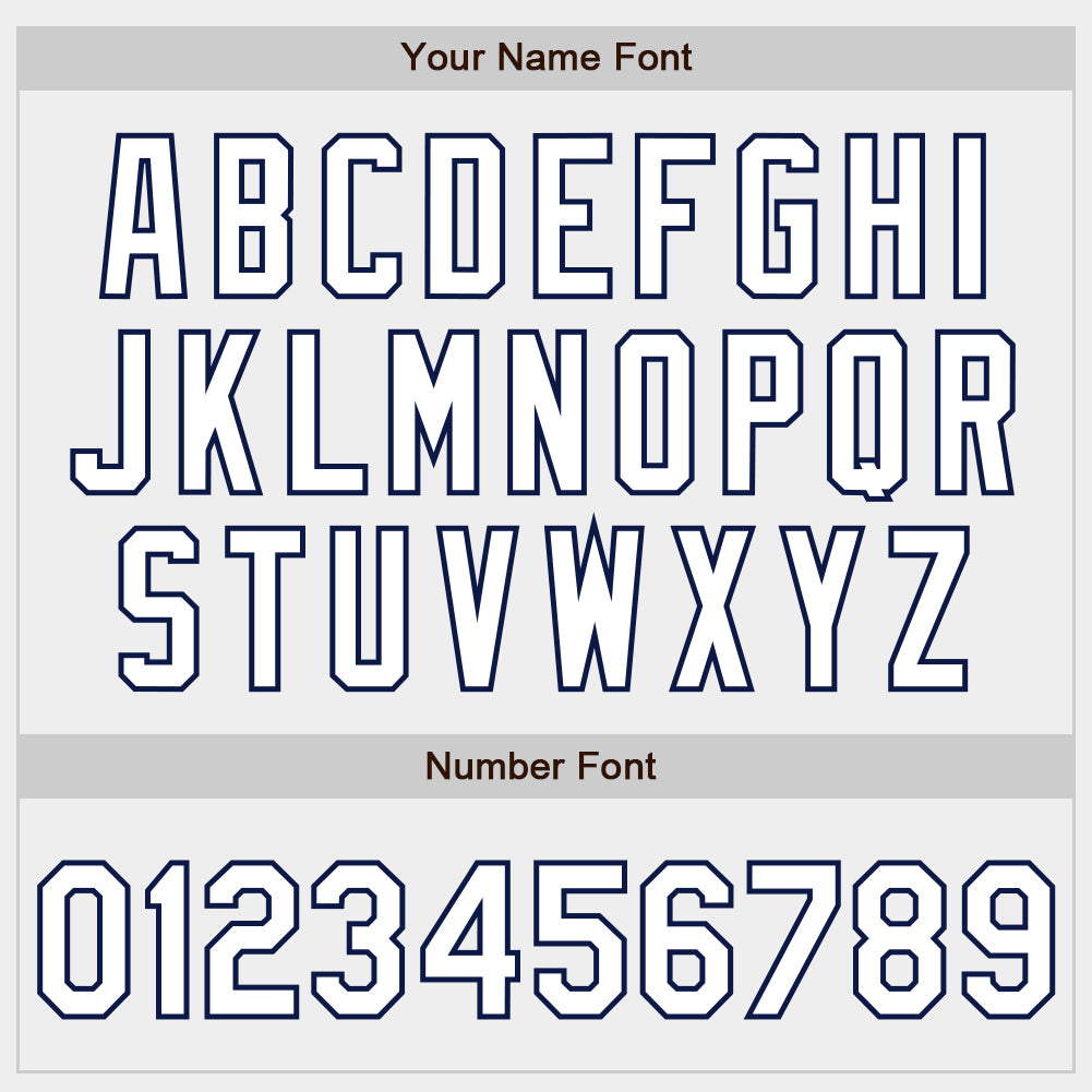 Custom White White-Navy Authentic Fade Fashion Baseball Jersey