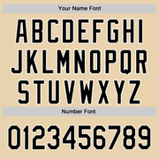 Custom City Cream Black-White 3D Love Valentine's Day Authentic Baseball Jersey