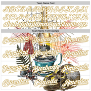 Custom White Old Gold 3D Spider And Skull Fashion Authentic Baseball Jersey