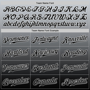 Custom Gray Black-White Authentic Fade Fashion Baseball Jersey