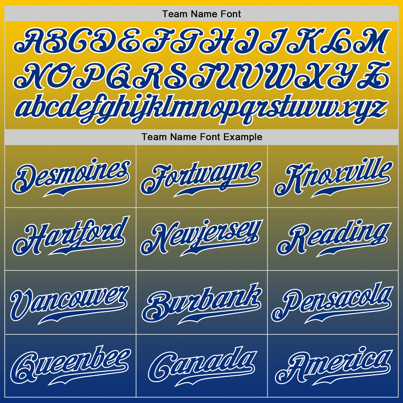 Custom Yellow Royal-White Authentic Fade Fashion Baseball Jersey