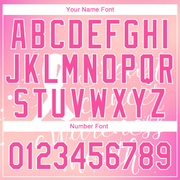 Custom Pink White 3D Pink Ribbon Breast Cancer Awareness Month Women Health Care Support Authentic Baseball Jersey