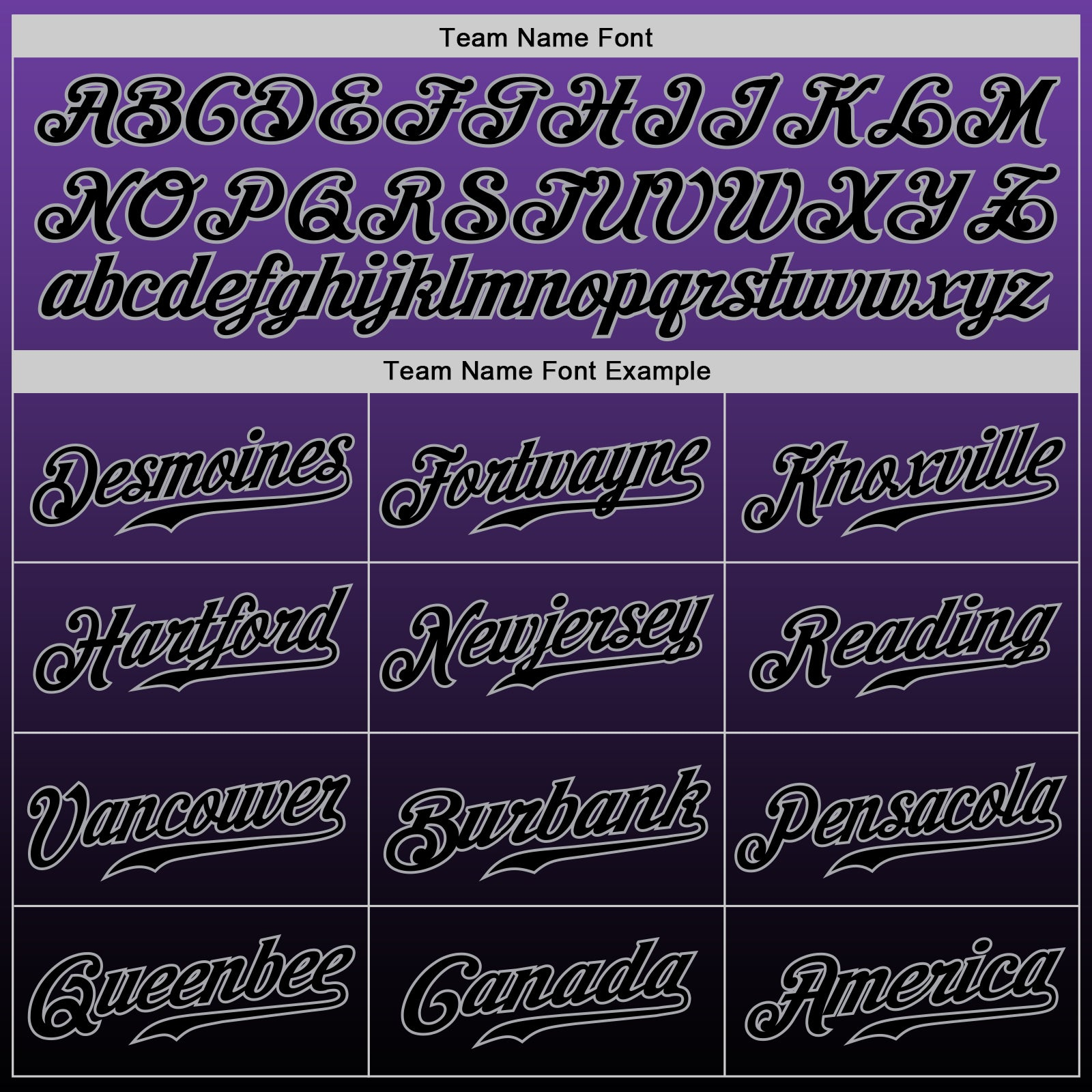 Custom Purple Black-Gray Authentic Fade Fashion Baseball Jersey