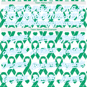 Custom Kelly Green White-Light Blue 3D Pattern Design Breast Cancer Authentic Baseball Jersey