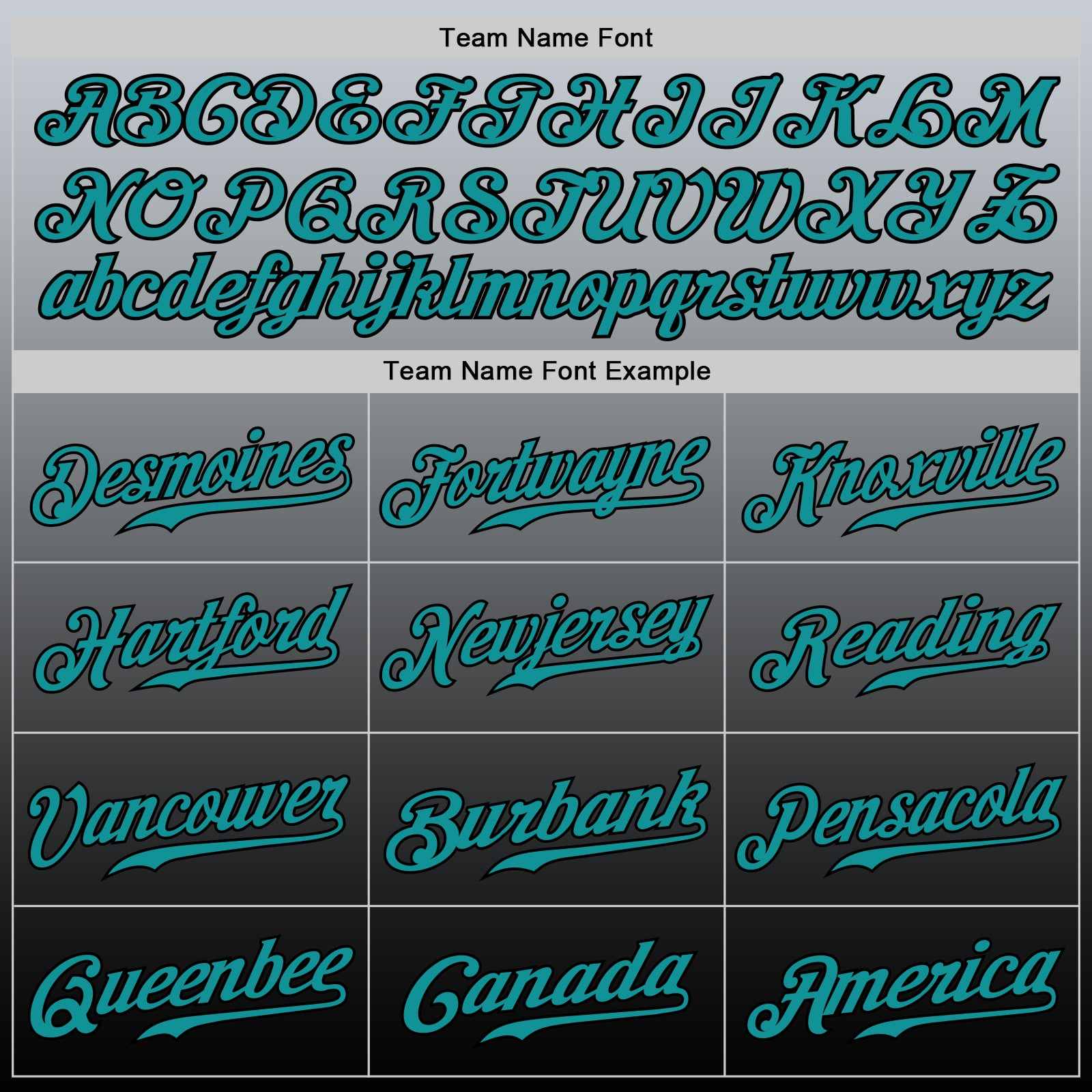Custom Gray Teal-Black Authentic Fade Fashion Baseball Jersey