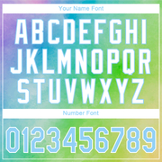 Custom Tie Dye Light Blue-White 3D Rainbow Authentic Baseball Jersey