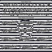 Custom White Black 3D Skull Fashion Authentic Baseball Jersey