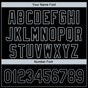 Custom Black Silver 3D Oakland City Edition Fade Fashion Authentic Baseball Jersey