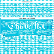 Custom Lakes Blue White 3D Pattern Design Oktoberfest Authentic Baseball Jersey