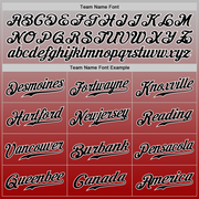 Custom Gray White-Red Authentic Fade Fashion Baseball Jersey