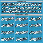 Custom Panther Blue White-Black Authentic Fade Fashion Baseball Jersey