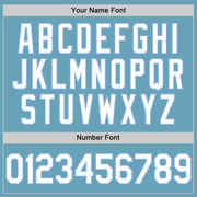 Custom Shadow Blue White-Light Blue Authentic Baseball Jersey