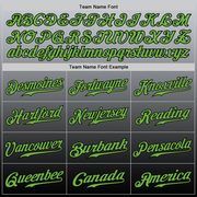 Custom Gray Neon Green-Black Authentic Fade Fashion Baseball Jersey