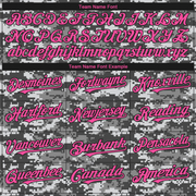 Custom Camo Pink-Black 3D Pink Ribbon Breast Cancer Awareness Month Women Health Care Support Authentic Baseball Jersey